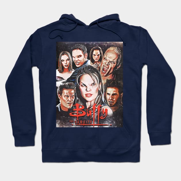 Buffy the Vampire Hoodie by creativespero